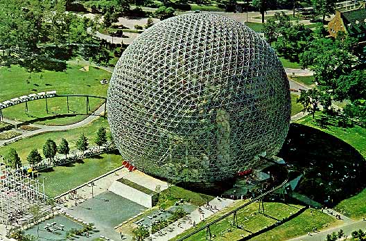 Dome géodésique de R.B. Fuller à Montréal